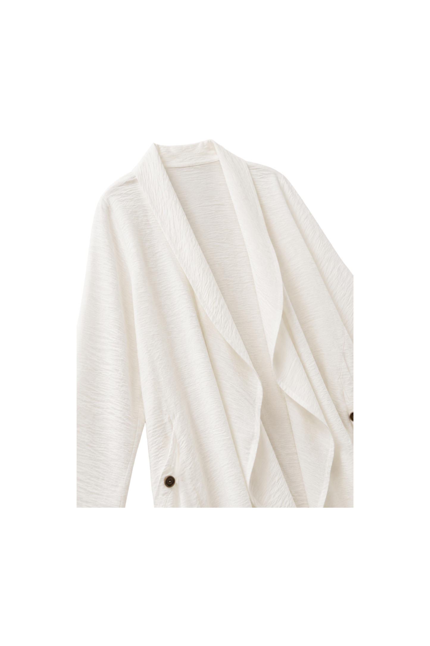 Draped Long Cardigan