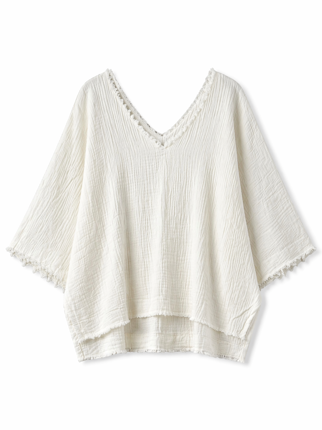 Drop-Shoulder Beach Top