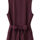 Pinstripe Tie-Back Vest