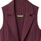 Pinstripe Tie-Back Vest