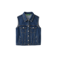 Denim Buttoned Vest