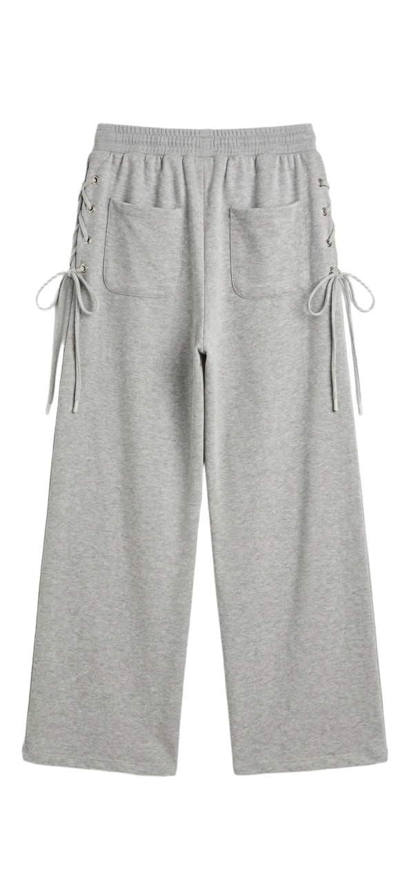 Lace-Up Detail Lounge Pants