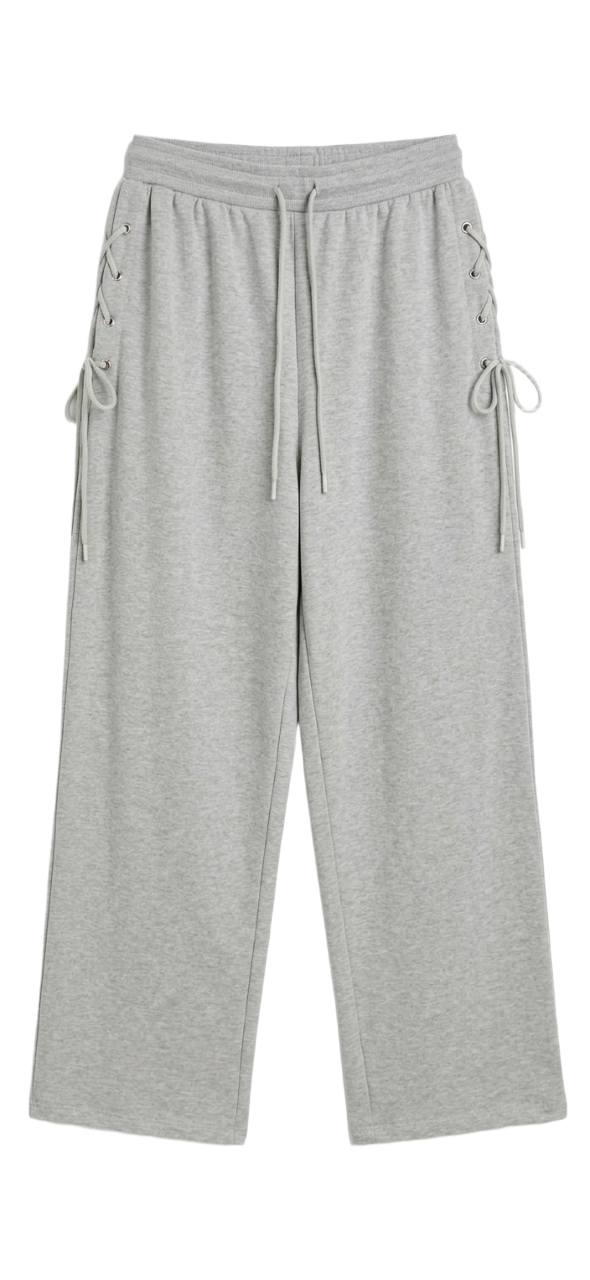 Lace-Up Detail Lounge Pants