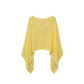 Draped Voile Poncho