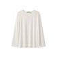 Relaxed Viscose Long Sleeve Basic Top