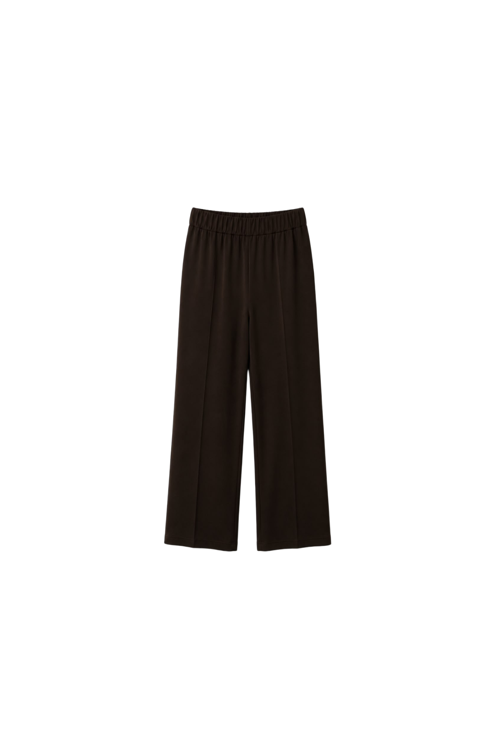 Wide Leg Viscose Front Seam Pants