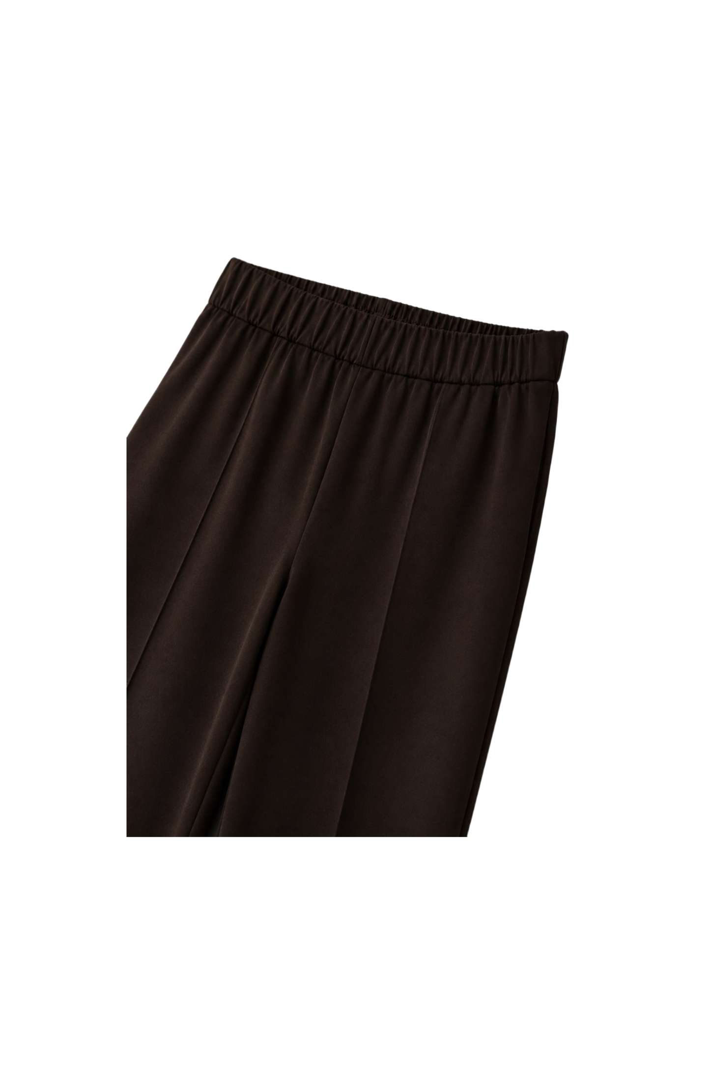 Wide Leg Viscose Front Seam Pants