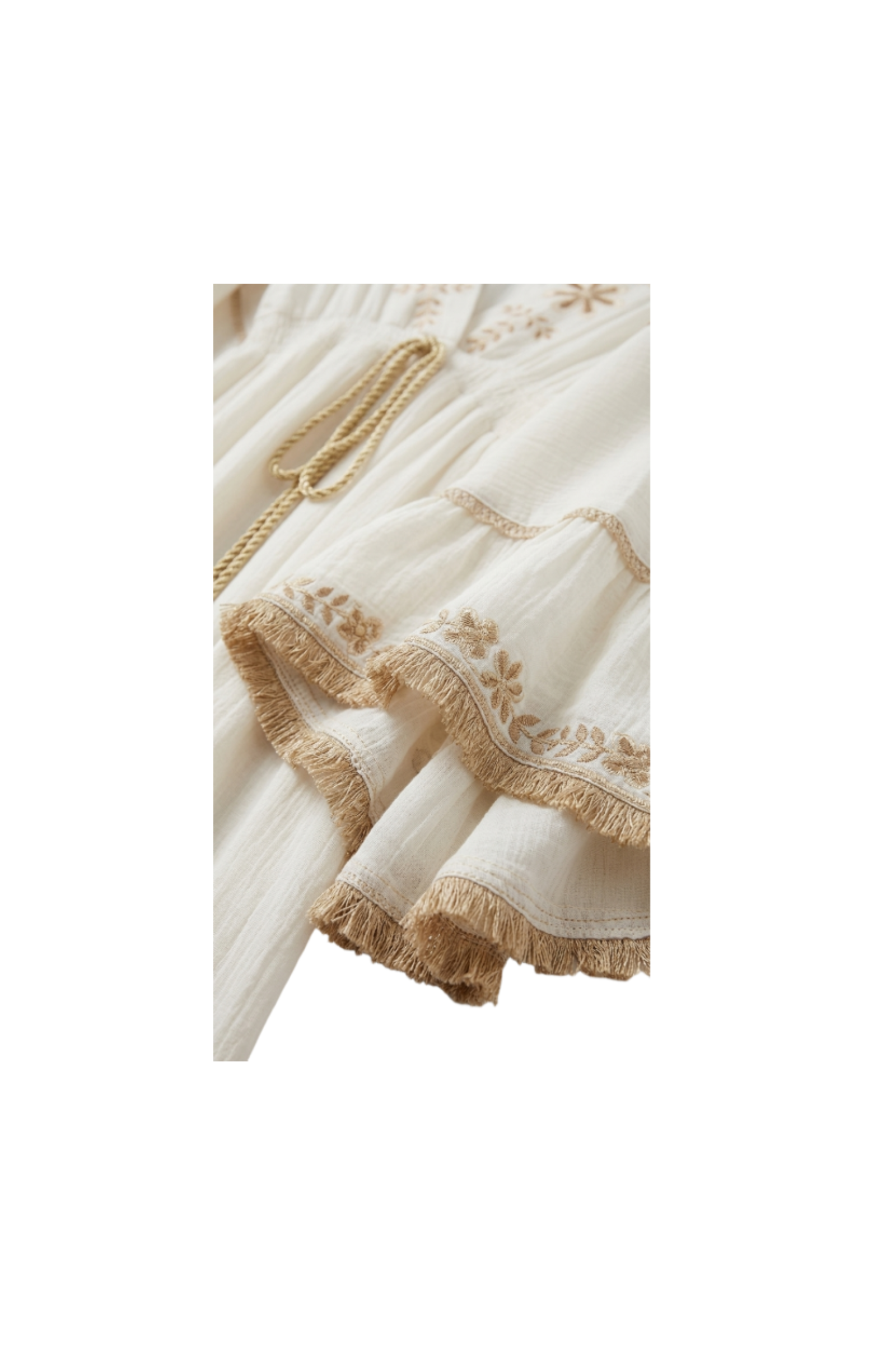 Drawstring Maxi Dress