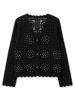Crochet Granny Square Cardigan
