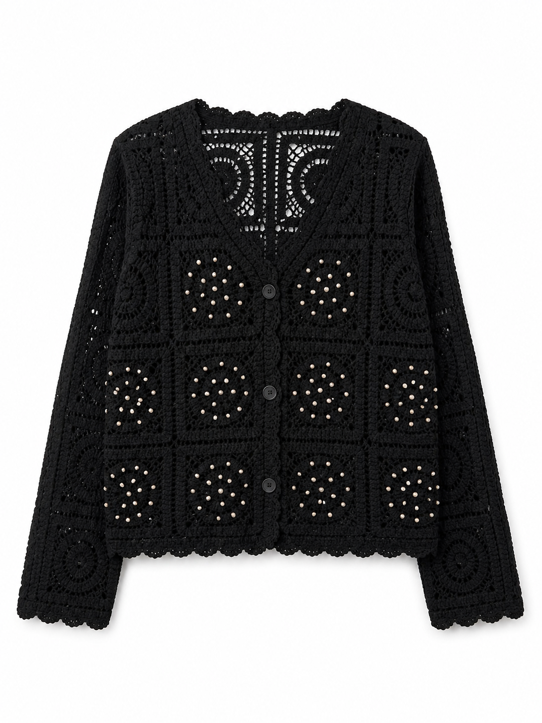 Crochet Granny Square Cardigan