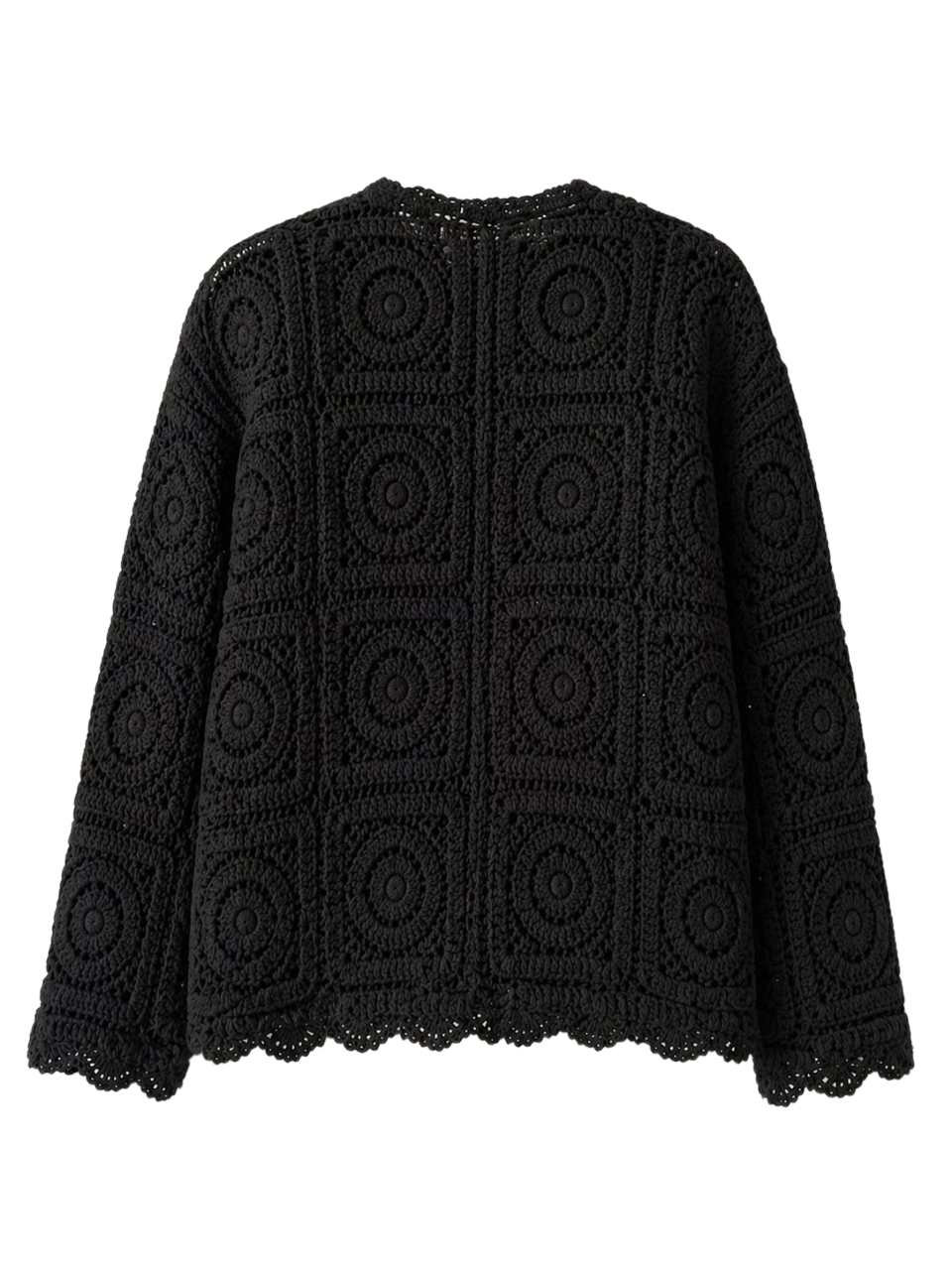Crochet Granny Square Cardigan