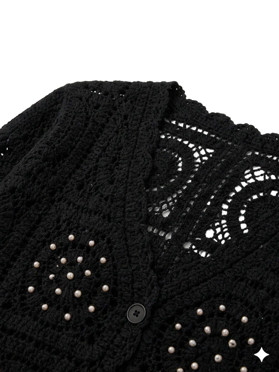 Crochet Granny Square Cardigan