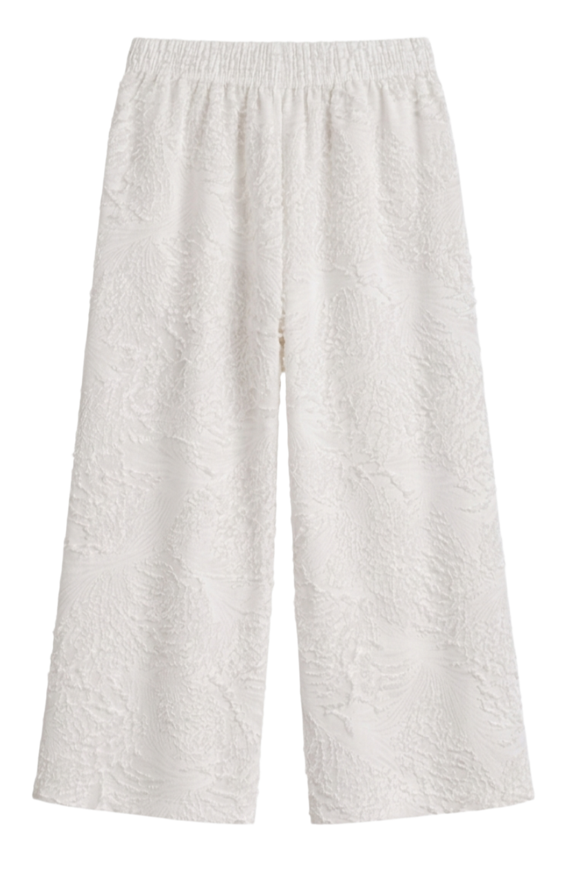 Light Floral Texture Pants
