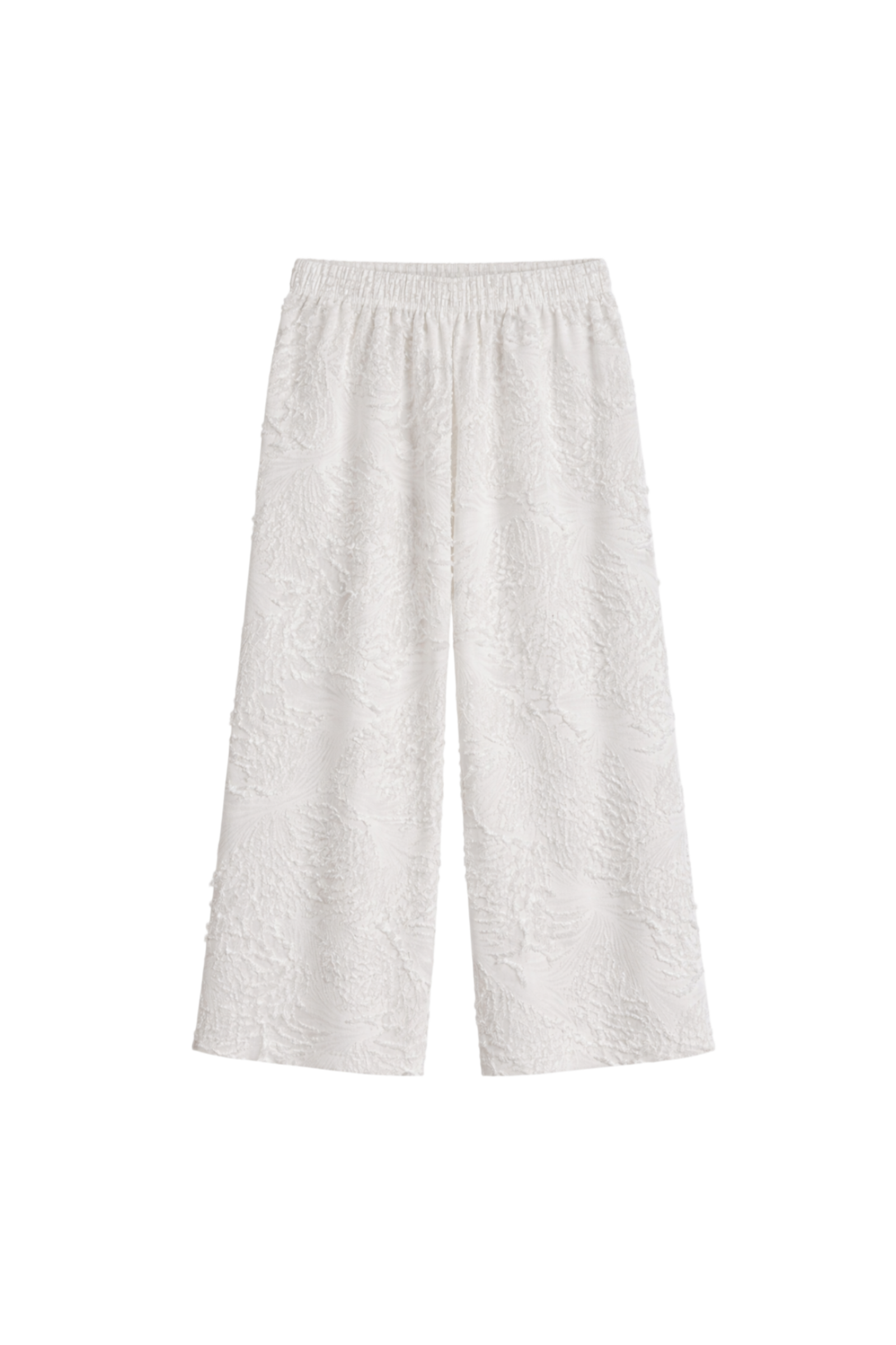 Light Floral Texture Pants