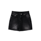Embroidered Denim Shorts
