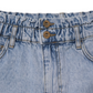 Double-Button Denim Shorts