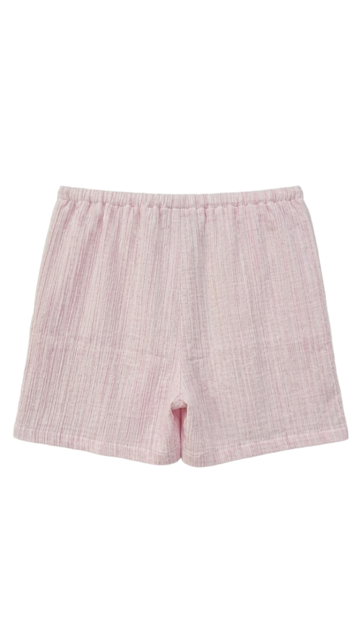 Crinkled Textured Beach Shorts