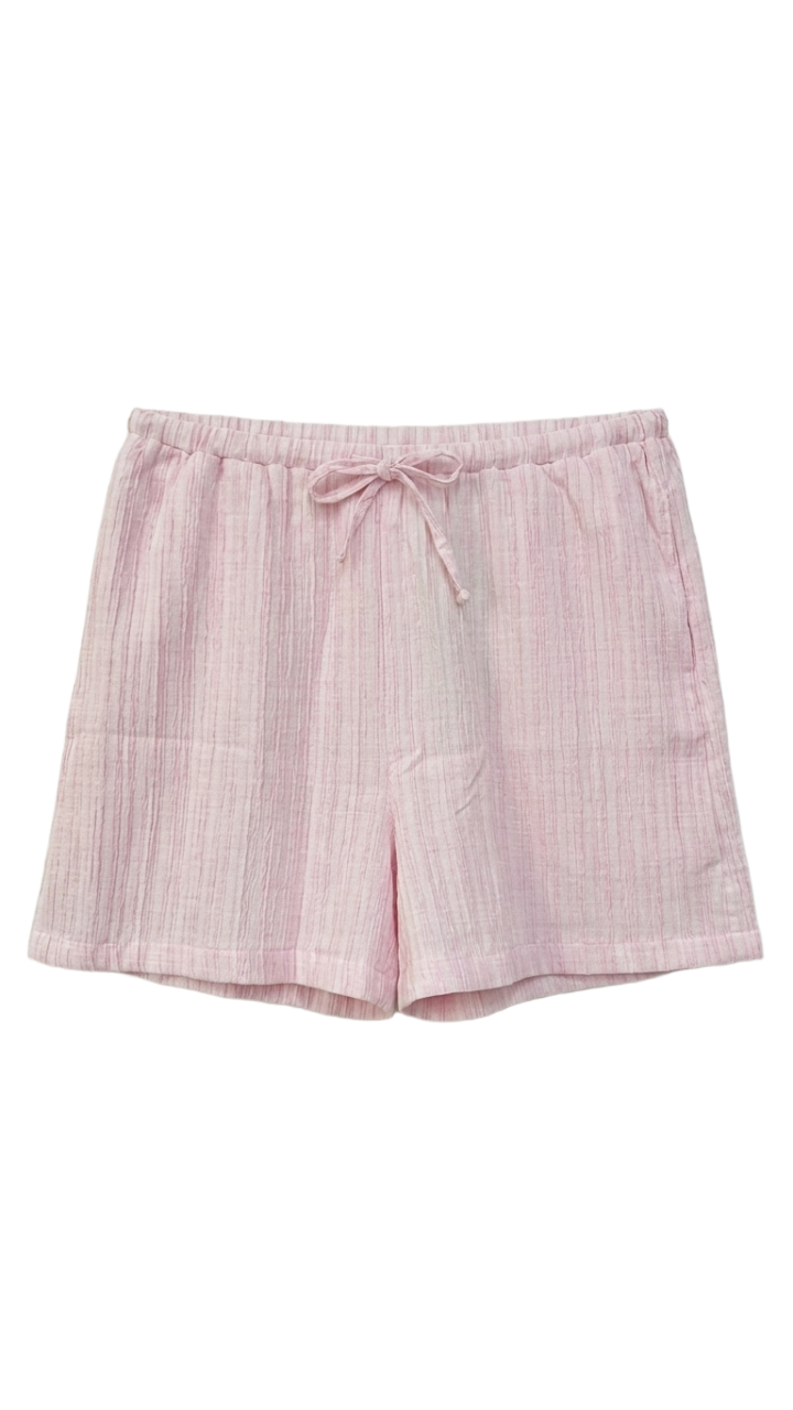 Crinkled Textured Beach Shorts