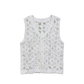 Cropped Crochet Beach Vest