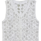 Cropped Crochet Beach Vest