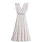 Broderie Tiered Dress