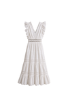 Broderie Tiered Dress