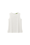 Sleeveless Side Slit Basic Top