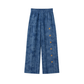 Textured Wide Pants