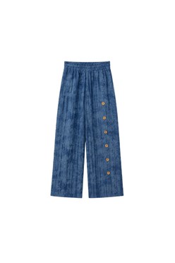 Textured Wide Pants