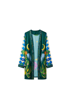 Cosmic Satin Kimono