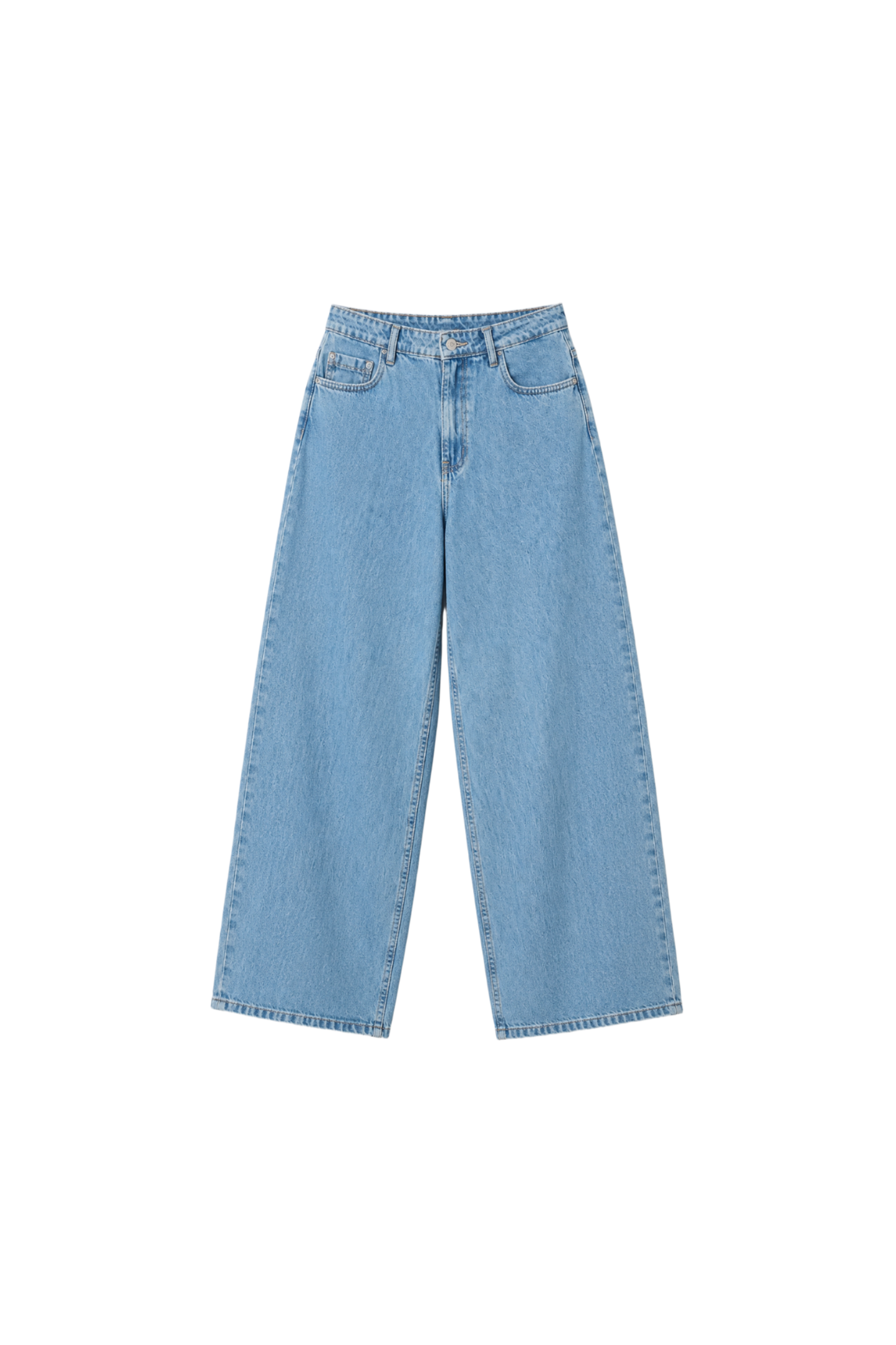 Wide Denim Pants