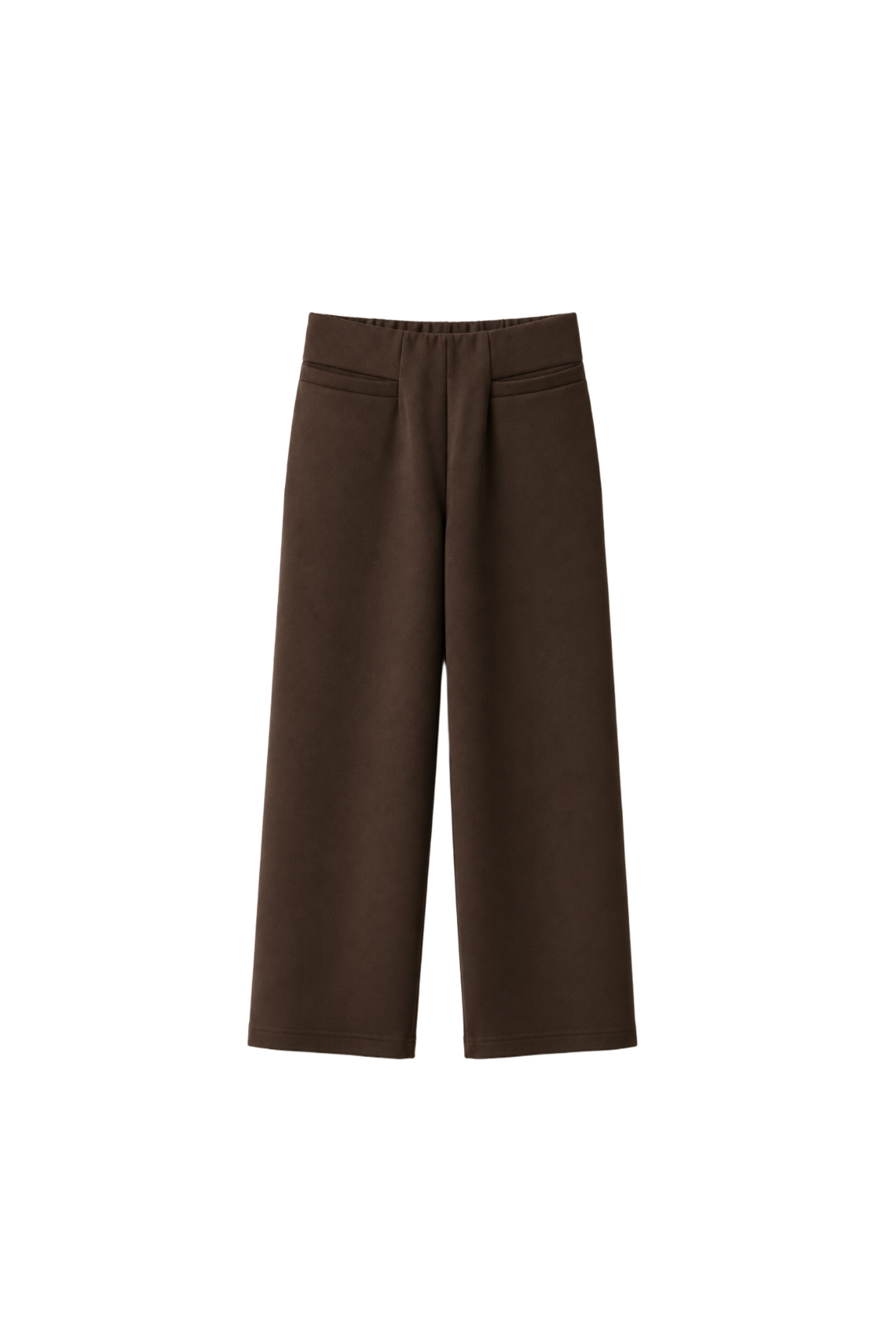 Wide Leg Tencel Front Seam Pants