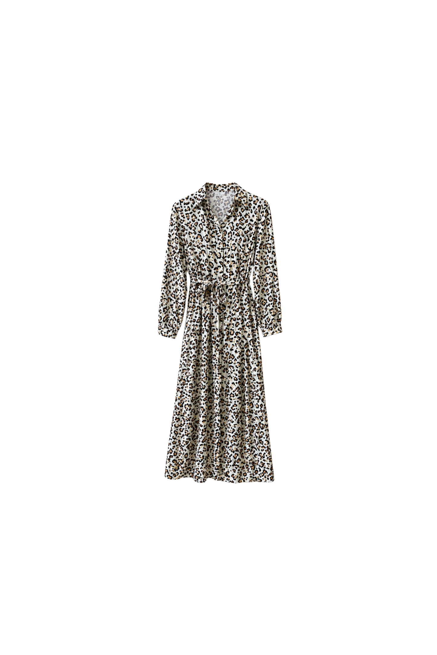 Leopard Shirt Dress