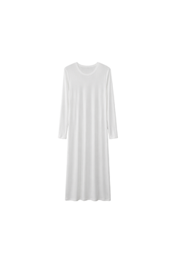Long Sleeve Crew Neck Midi Dress