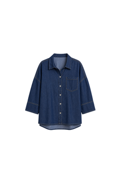 Oversized Denim Shirt