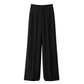 Wide Leg Buttoned Tailored Pants