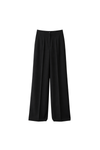 Wide Leg Buttoned Tailored Pants