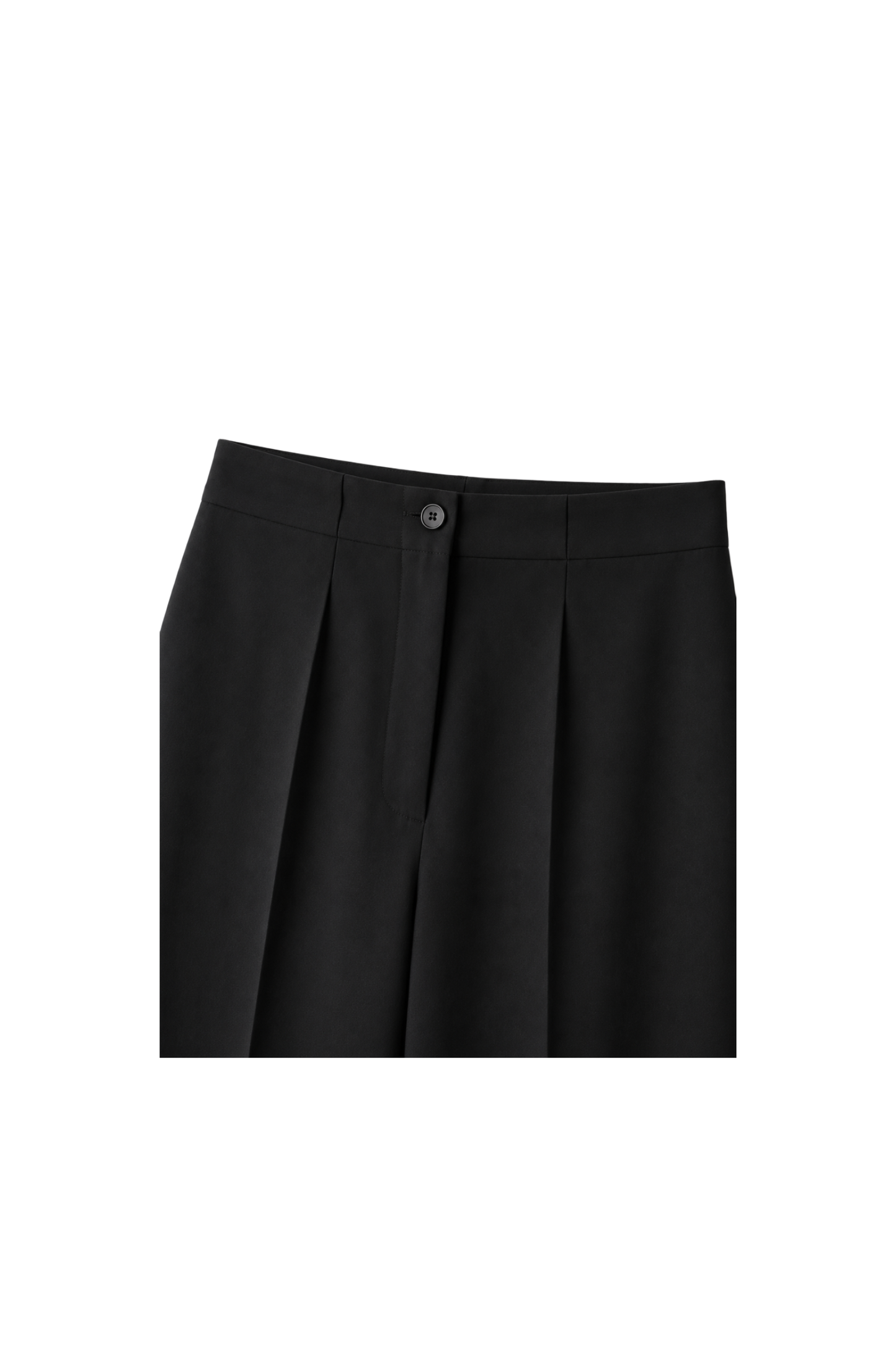 Wide Leg Buttoned Tailored Pants