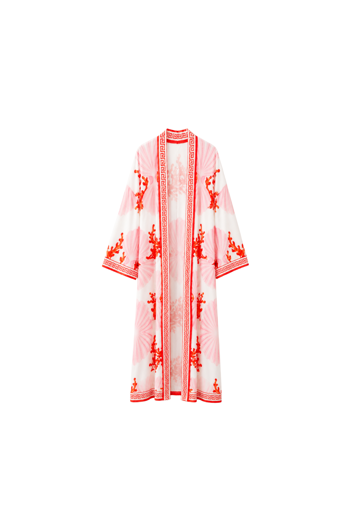 Corals Print Kimono
