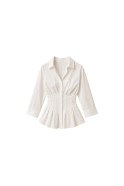 Pleated Waist Shirt
