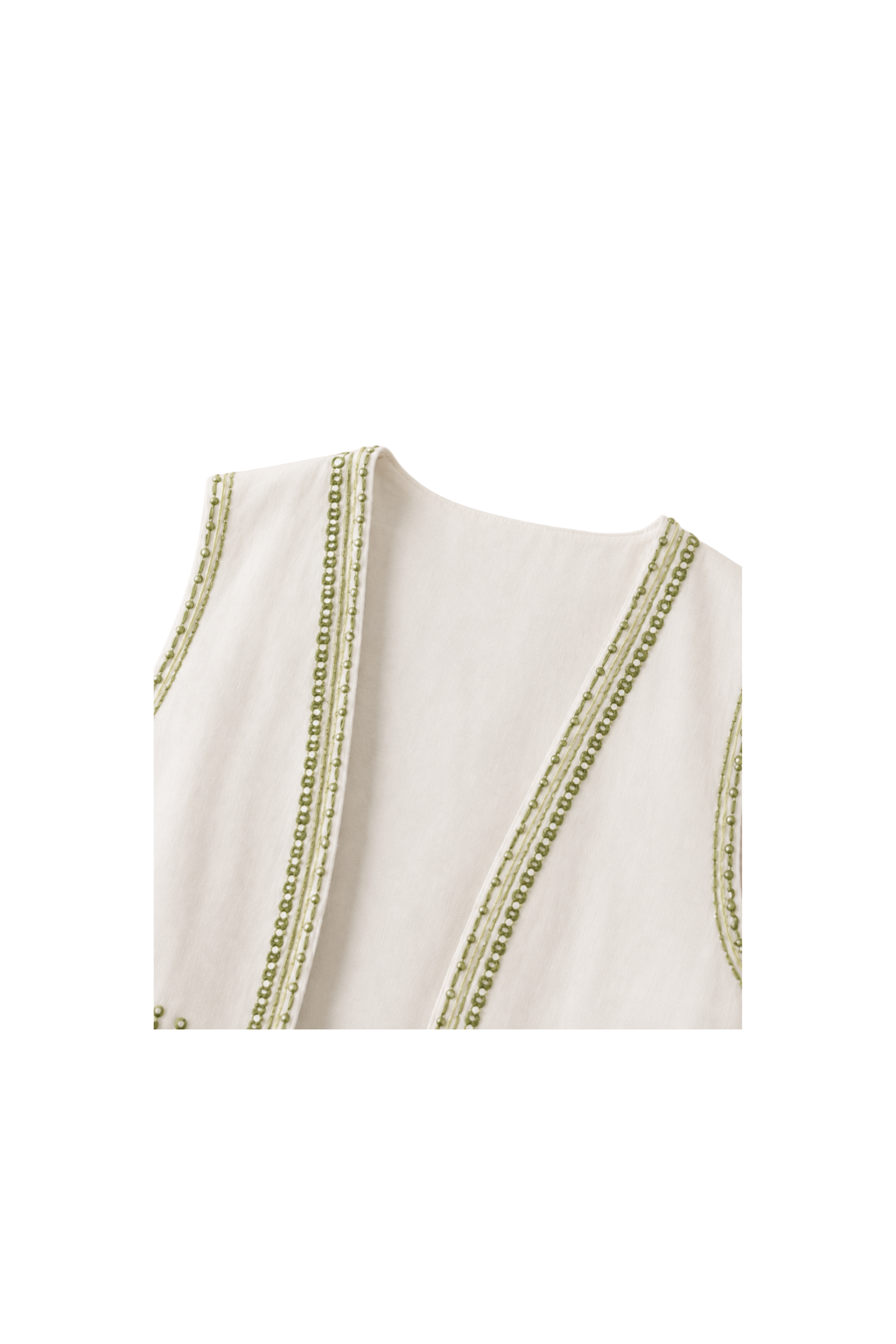 Embroidered Vest Set