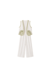 Embroidered Vest Set