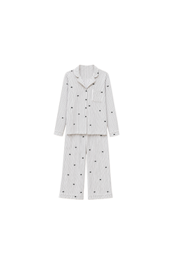 Bow Striped Pajama