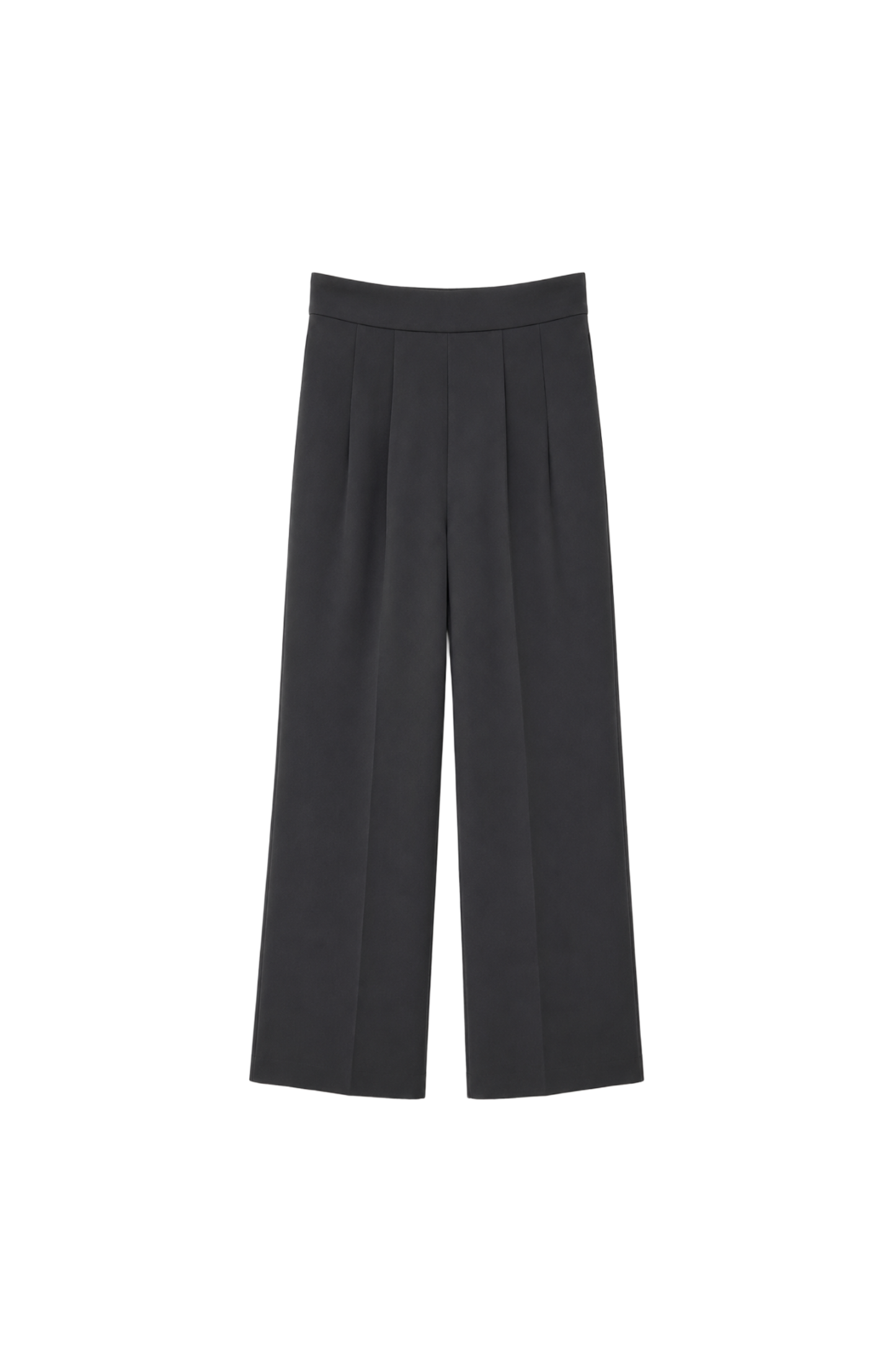 Wide Leg Front Seam Pants