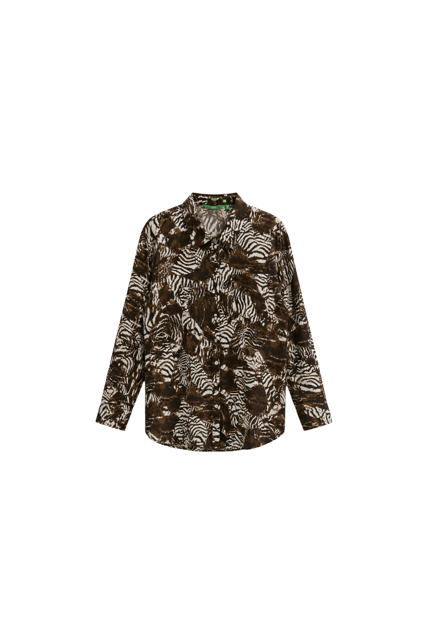 Zebra Crepe Shirt