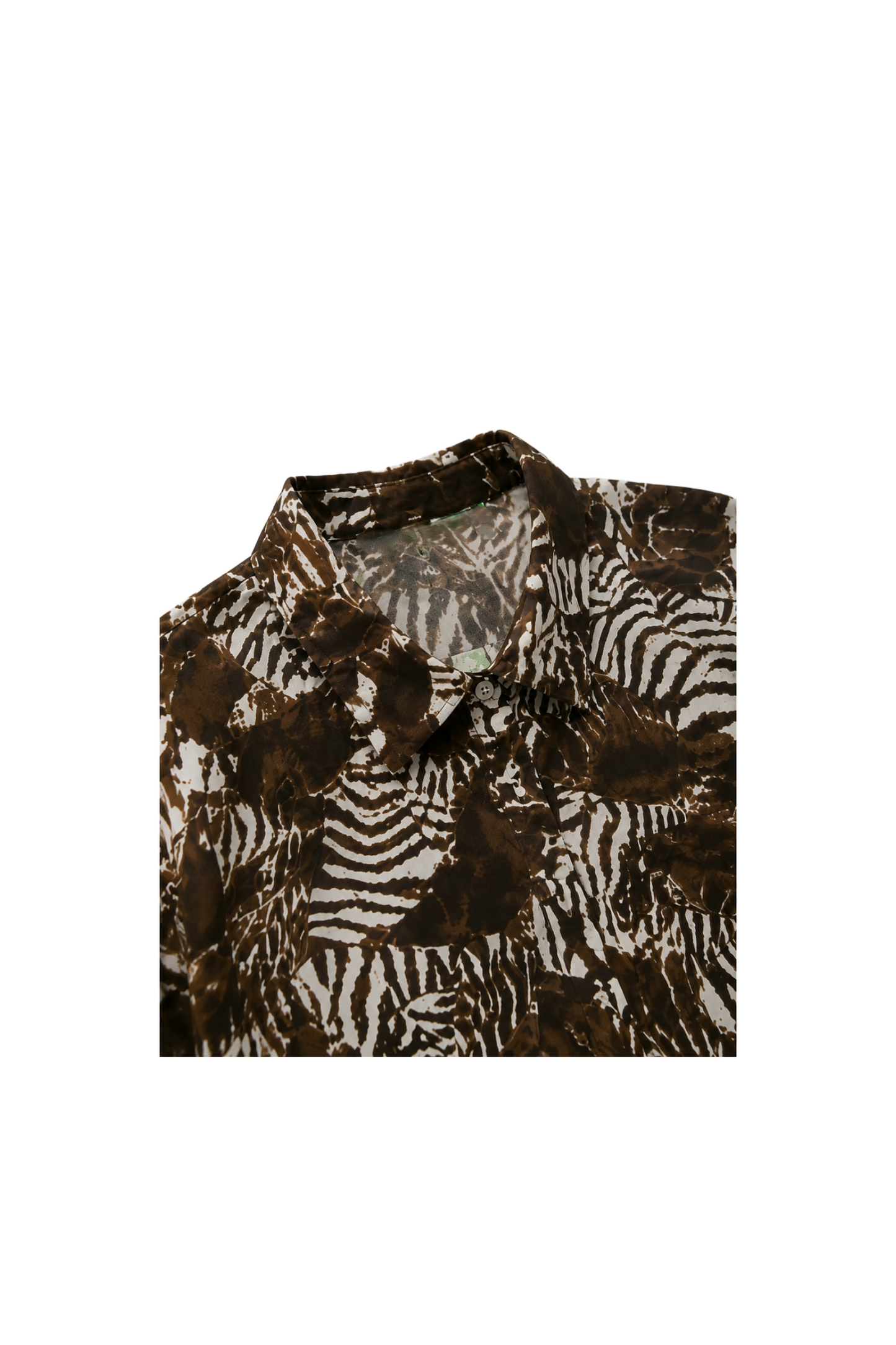 Zebra Crepe Shirt
