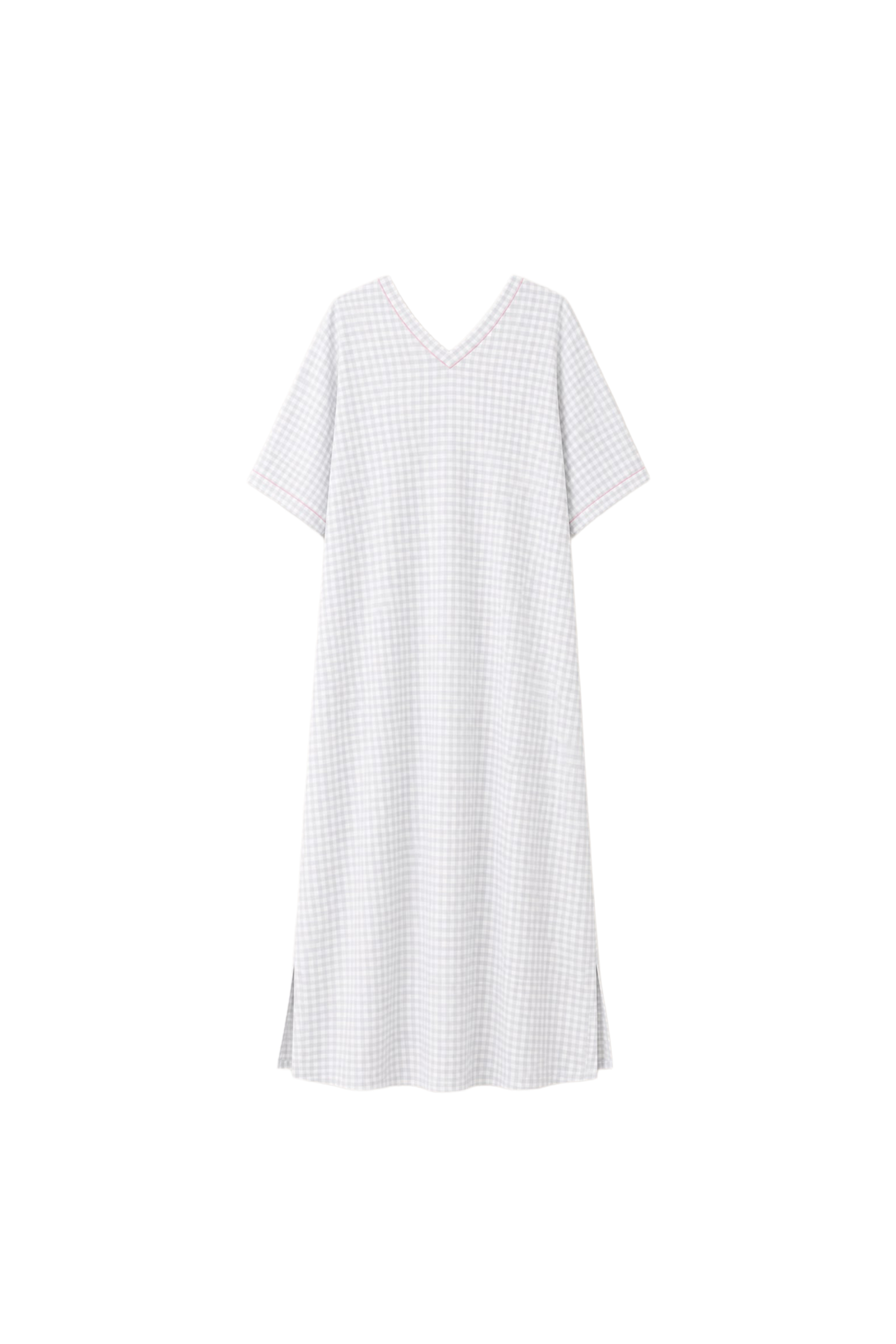Long Checked Nightgown