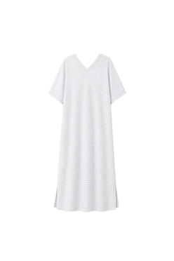 Long Checked Nightgown