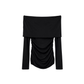 Black Off Shoulder Blouse