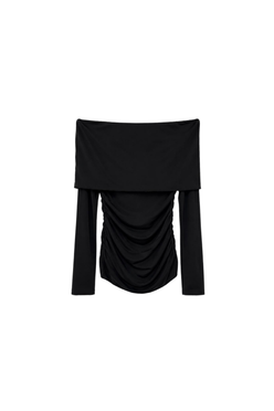 Black Off Shoulder Blouse
